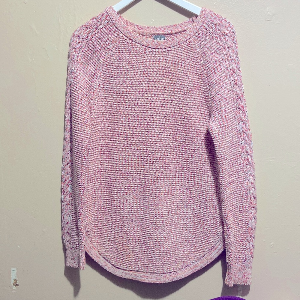 Pink Soho knit sweater